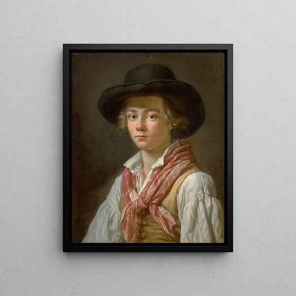 MarcAntoine Bilcocq - Portrait of a man with a black hat.webp