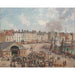Reproductie van het schilderij Vismarkt - Camille Pissarro