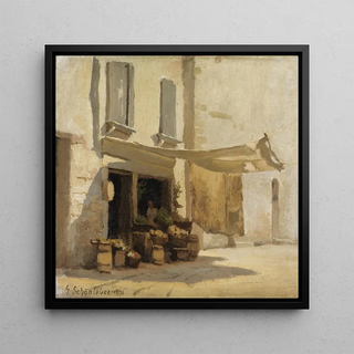 Marché de fruits à Venise - Gustav Schnleber
