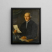 Portret van Scipione Baldassini - School van de Marches — ingelijst kunstwerk aan de muur