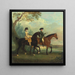 Marcia Pitt en haar broer George Pitt, later 2e Baron Rivers, wandelend in het Stratfield Saye-park - Thomas Gooch — ingelijst kunstwerk aan de muur