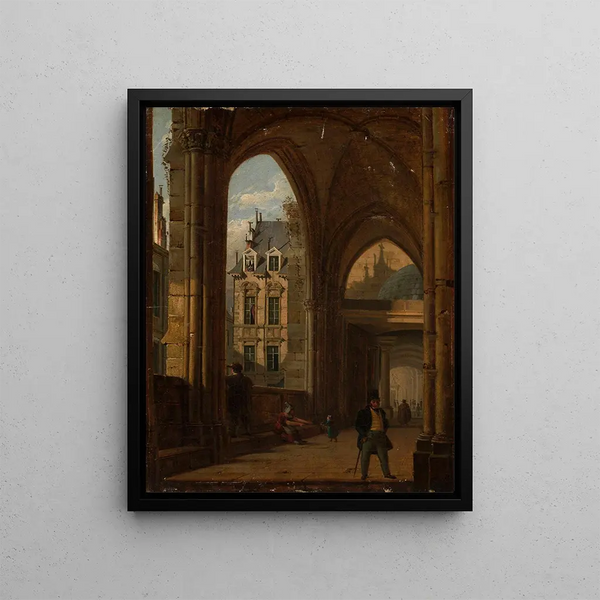 Marcin Zaleski - Arcades with the view of the city.webp