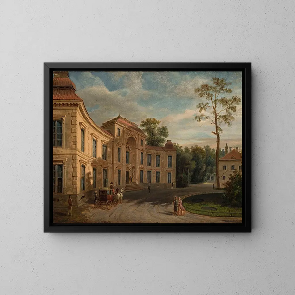 Paleis Mylewicki in Łazienki - Marcin Zaleski — ingelijst kunstwerk aan de muur