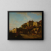 Uitzicht op het kasteel vanaf het noorden - Marcin Zaleski — ingelijst kunstwerk aan de muur