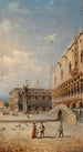 Venice painting, Piazzetta with Saint Mark's columns - Marco Grubas — artwork view