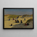 Dutch countryside scene painting - Marcus A Waterman — framed artwork on a wall