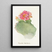Opuntia basilaris - Margaret Armstrong — ingelijst kunstwerk aan de muur