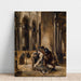 Reproduction of the painting Marguerite at the church (Goethe, Faust, Part One, Scene in the Cathedral) - Eugène Delacroix