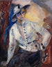 portret van Yvonne Printemps 1894-1977 actrice en zangeres - Marguerite Barthélemy — weergave van het kunstwerk