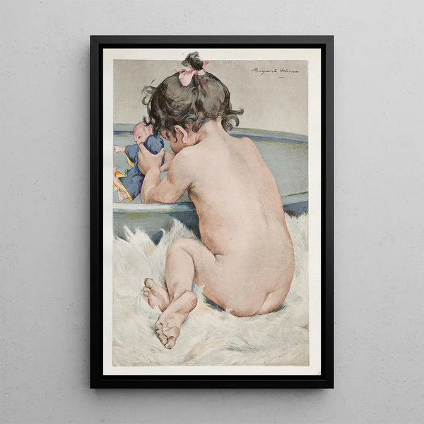 La Poupée - Marguerite Delorme — framed artwork on a wall