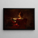 La Joueuse de guitare - Marguerite Godin — ingelijst kunstwerk aan de muur
