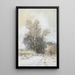 Promeneur dans la neige au bord d'un bois - Maria Bilders-van Bosse — ingelijst kunstwerk aan de muur