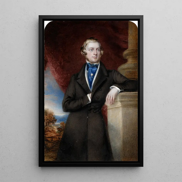 Frederick Acclom Milbank, 1st Baronet - Maria Mosely — framed artwork on a wall
