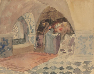 Interieur van kapel - Maria Yakunchikova — weergave van het kunstwerk