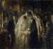Joods huwelijk schilderij - Jozef Israëls — weergave van het kunstwerk
