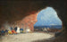 Arabeske schilderij in een grot aan de rand van de zee - Mariano Fortuny Marsal — weergave van het kunstwerk
