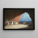 Arabeske schilderij in een grot aan de rand van de zee - Mariano Fortuny Marsal — ingelijst kunstwerk aan de muur