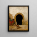 Aan de poort van het serail - Mariano Fortuny Marsal — ingelijst kunstwerk aan de muur