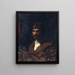 Buste d'homme allégorie de Bacchus - Mariano Fortuny Marsal — ingelijst kunstwerk aan de muur