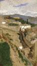 Landschap van Granada - Mariano Fortuny Marsal — weergave van het kunstwerk
