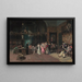 The Spanish Marriage - Mariano Fortuny Marsal — framed artwork on a wall