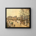 La place Pigalle - Marie-François Firmin-Girard — framed artwork on a wall