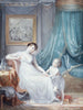 van vermoedelijke portret van mevrouw Marie Alexandre Vincent en haar zoon André - Marie-Gabrielle Capet — weergave van het kunstwerk