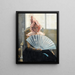 La petite sœur - Marie-Thérèse Duchteau — ingelijst kunstwerk aan de muur