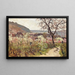 Het dorp Beure nabij Besançon - Marie-Victor-Émile Isenbart — ingelijst kunstwerk aan de muur
