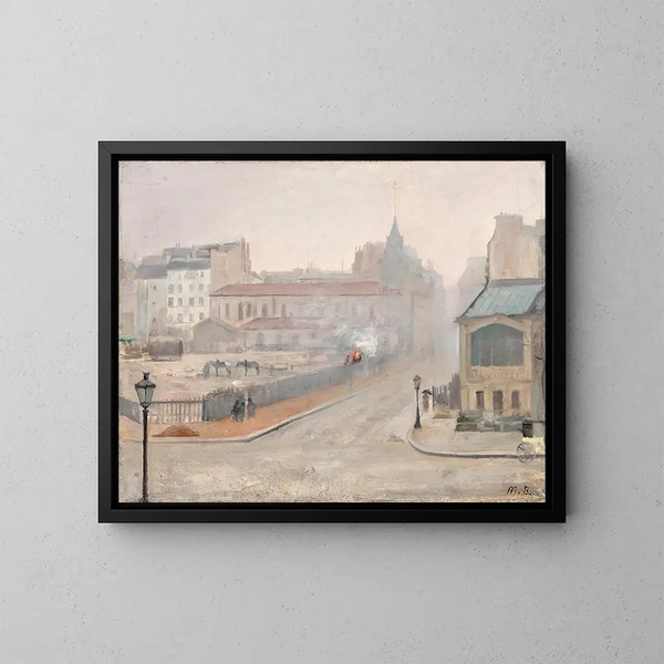 in de mist - Marie Bashkirtseff — ingelijst kunstwerk aan de muur