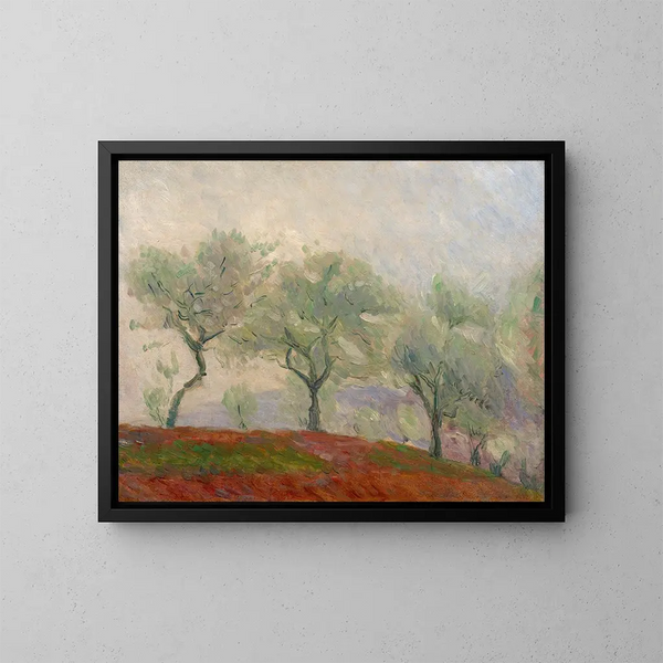 Landschap met bomen - Marie Bracquemond — ingelijst kunstwerk aan de muur