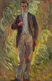 Portrait painting of Pierre Bracquemond, son of the artist - Marie Bracquemond — artwork view