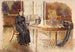 Zelfportret - Marie Bracquemond — weergave van het kunstwerk