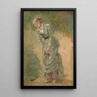 Marie Bracquemond - Study of woman and flowers.webp