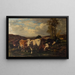 De hoogten van Toutainville, Normandië - Marie Dieterl — ingelijst kunstwerk aan de muur