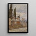 Zuidelijk landschap - Marie Egner — ingelijst kunstwerk aan de muur