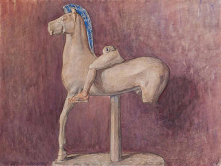 Paard met ruiter - Marie Henriques — weergave van het kunstwerk