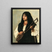 Portret van een Egyptische vrouw met Tanbura - Marie Müller — ingelijst kunstwerk aan de muur