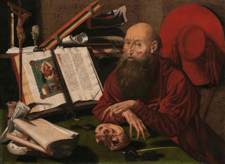 Marinus Van Reymerswale - St Jerome in his study.webp