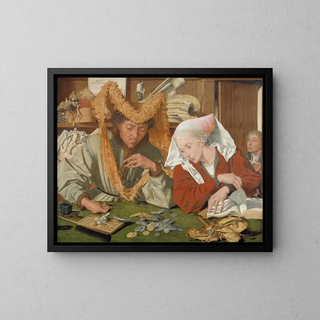 Marinus Van Reymerswale - The Merchant and his Wife.webp
