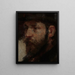 Portrait painting of the art dealer E. J. van Wisselingh - Marinus van der Maarel — framed artwork on a wall