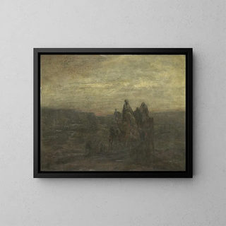Caravane - Marius Bauer — ingelijst kunstwerk aan de muur