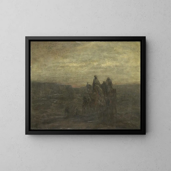 Caravane - Marius Bauer — ingelijst kunstwerk aan de muur