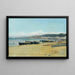 Het stationbuurt Agfa gezien vanaf het Tivoli-strand, Algiers - Marius Reynaud — ingelijst kunstwerk aan de muur