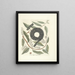 van Poissons, serpents, insectes et quelques autres animaux, ainsi que quelques photos de plantes Pl052 - Mark Catesby — ingelijst kunstwerk aan de muur