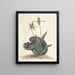 van Poissons, serpents, insectes et quelques autres animaux, ainsi que quelques images de plantes Pl073 - Mark Catesby — ingelijst kunstwerk aan de muur