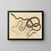 De gekke slang van de coachwhip - Mark Catesby — ingelijst kunstwerk aan de muur