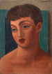 Tête de jeune fille - Mark Gertler — weergave van het kunstwerk