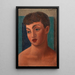 Tête de jeune fille - Mark Gertler — ingelijst kunstwerk aan de muur