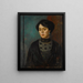 Portret van de kunstenaar Zuster Sophie - Mark Gertler — ingelijst kunstwerk aan de muur